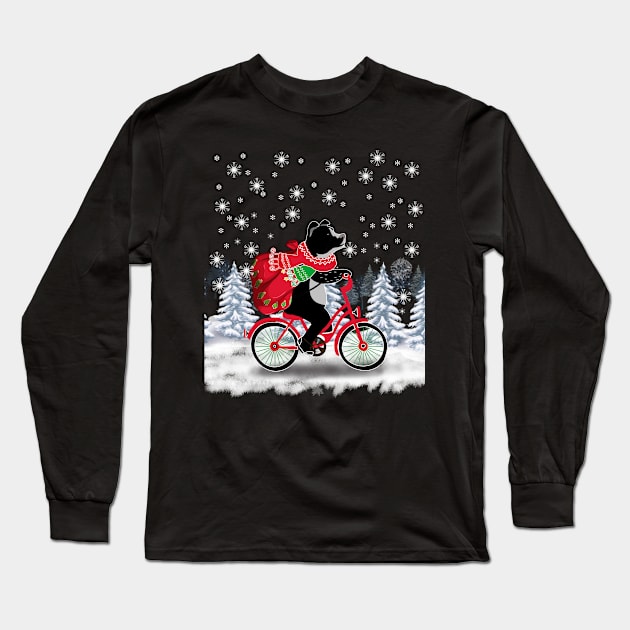 This Christmas for my pit bull Long Sleeve T-Shirt by Him